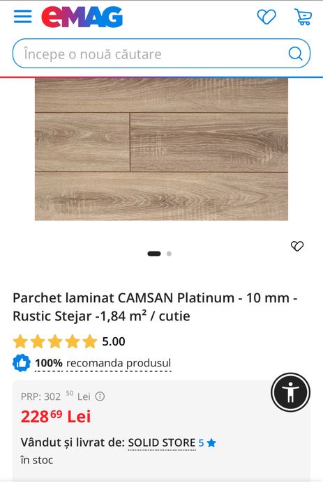 Parchet 10mm si polistiren
