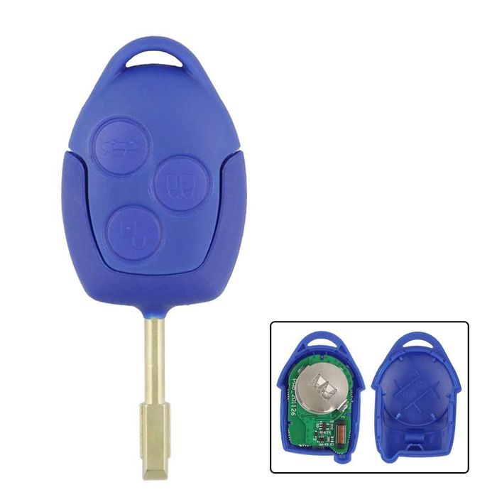Автоключ с 3 бутона за Ford Transit комплект!