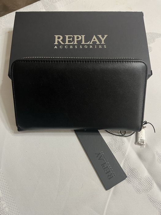 Оригинално Портмоне Replay, гладка кожа
