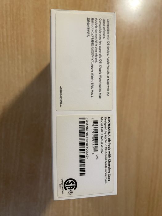 Наушники air pods 2 оригинал