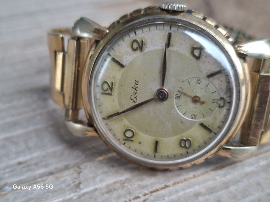 Ceas Eska rar mecanic vintage Swiss