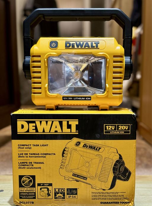 Фонарь-прожектор DeWALT DCL077B, ОРИГИНАЛ