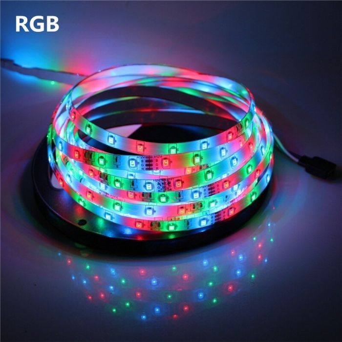 Лента с RGB LED диоди и дистанционно управление 5 метра, подходяща за