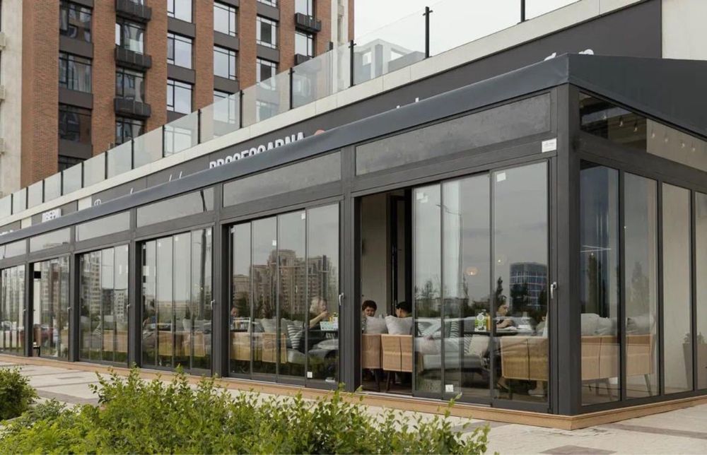 Летник терраса остекление пергола