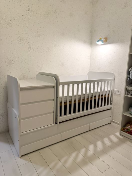Бебешко легло с повивалник 3в1