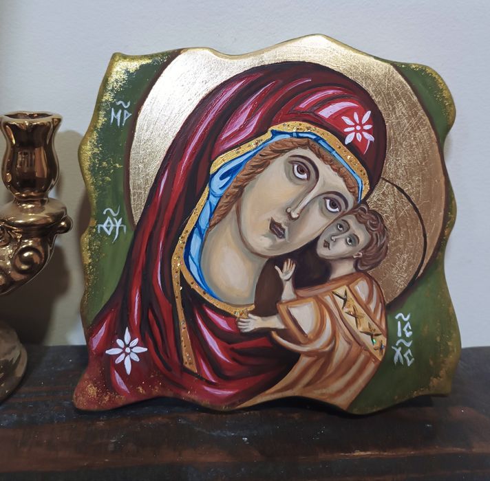 Рисувана икона (яйчна темпера)