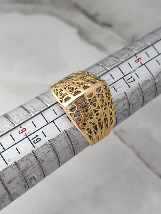 Inel din aur de 14K – mărimea 56, gramaj 2,35 g