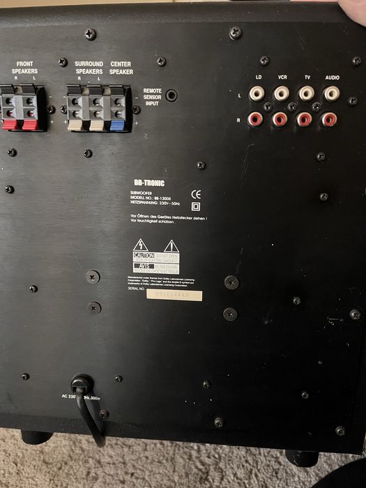 Subwoofer activ + Boxe Bose