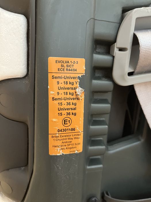 Автокресло Britax romer ISOFIX