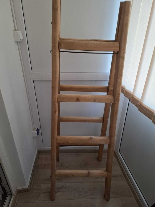 Scara lemn, pentru zugrav, dubla, 4 trepte, 150 cm