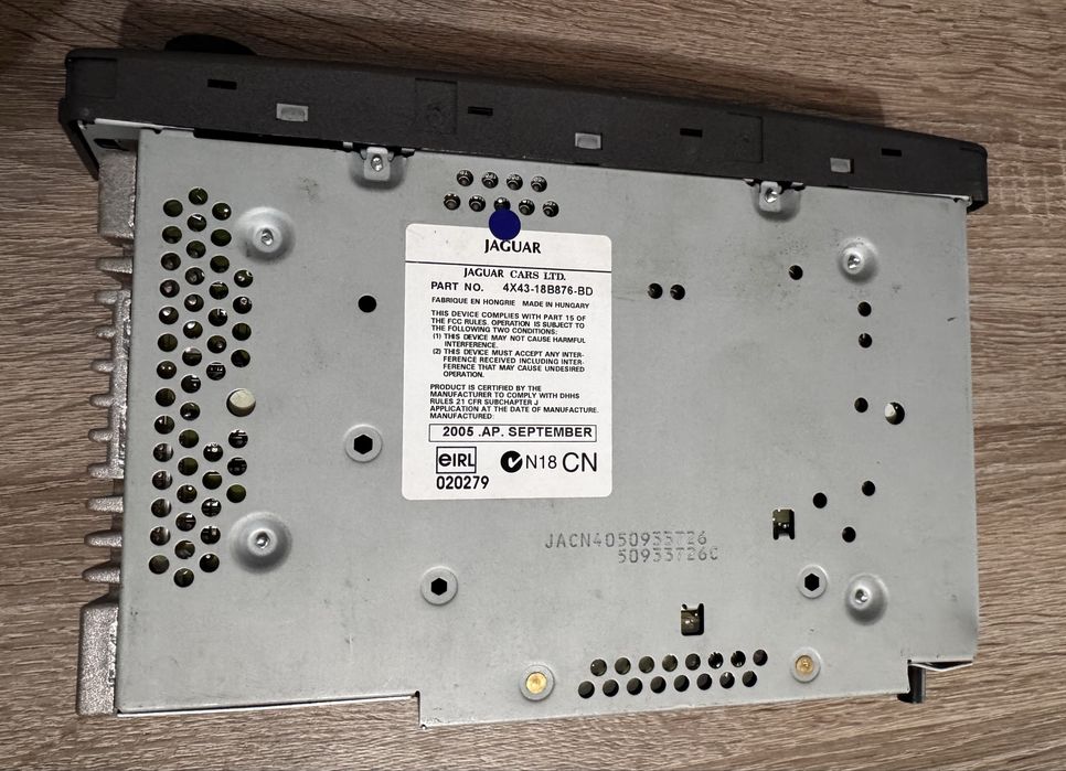 Radio CD original Jaguar X-Type – 4X43-18B876-BD