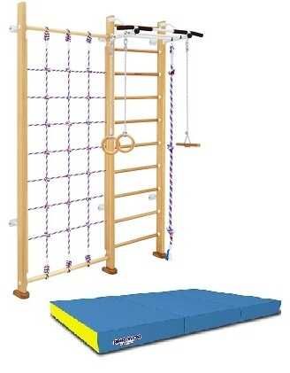 Шведская стенка Appollo Orion + мат в 3 сложения