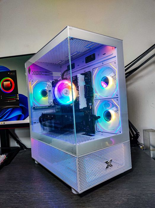 Нов! Ryzen 7 8700F, RTX 5060, 16GB RAM, 512GB SSD NVMe, WIFI, Bluetooth