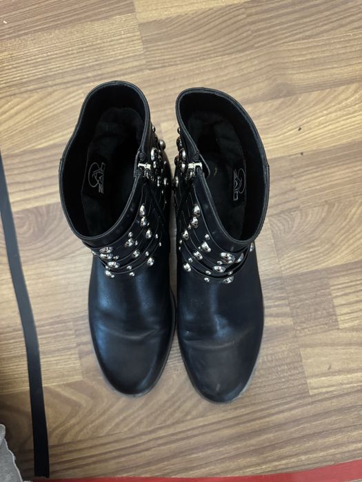 Ботинки кожаные, 38 размер, демисезон