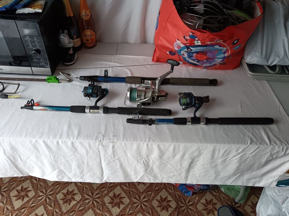 Undițe pescuit Cu mulinetă