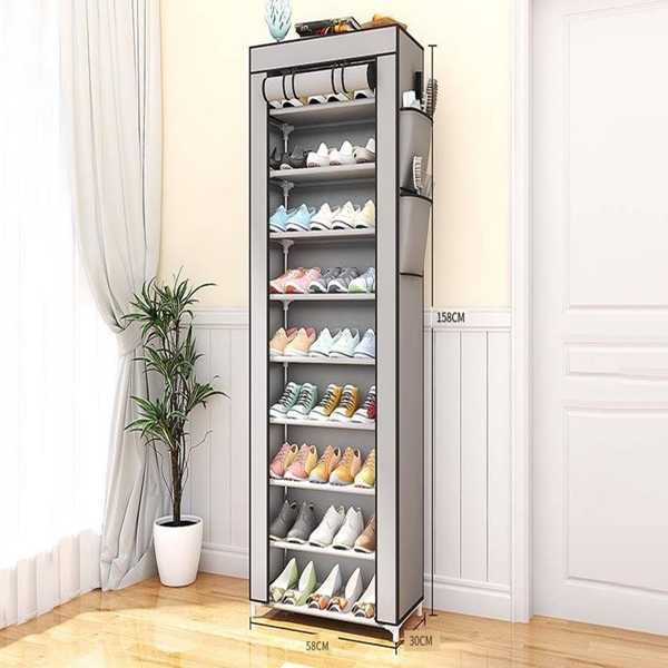 Текстилен органайзер рафт за обувки 9 реда