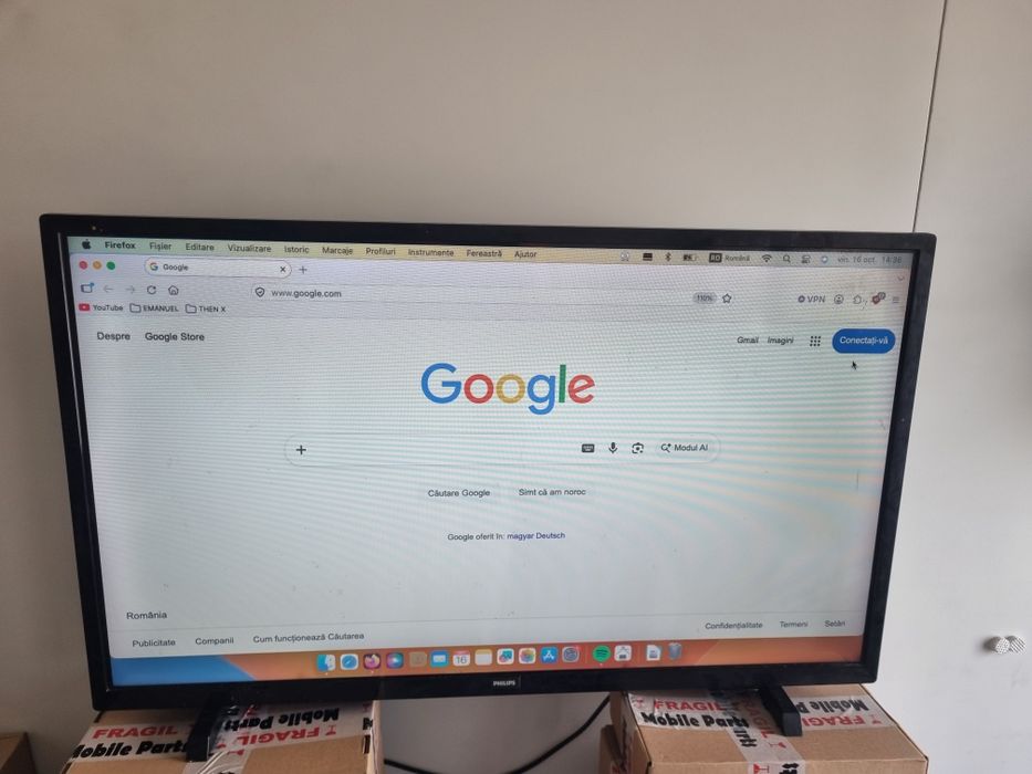 Televizor Led -Monitor  Philips 80cm, HD clasa A+