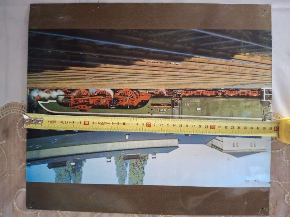 Litografii metalice locomotive