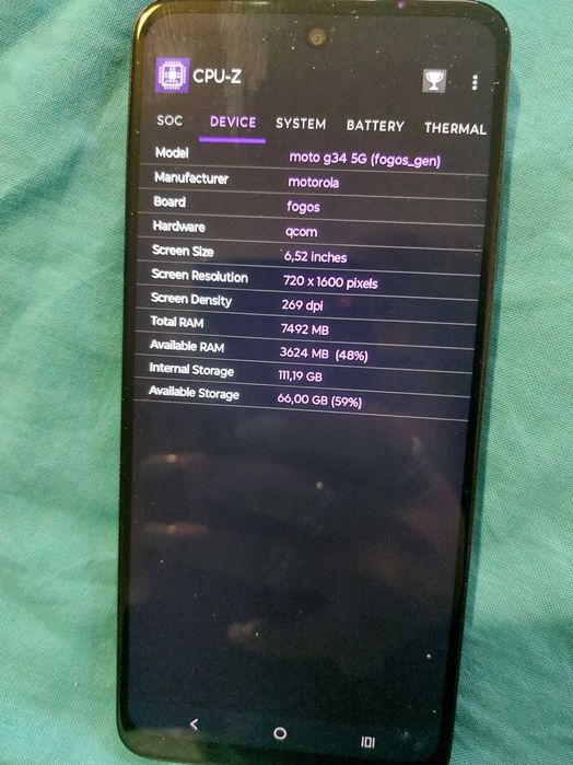 Motorola G34 5G Като Нова