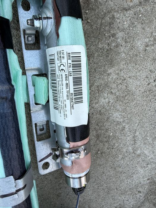 Дясна аербег завеса таван bmw x6 f16 бмв х6 ф16 airbag zavesa