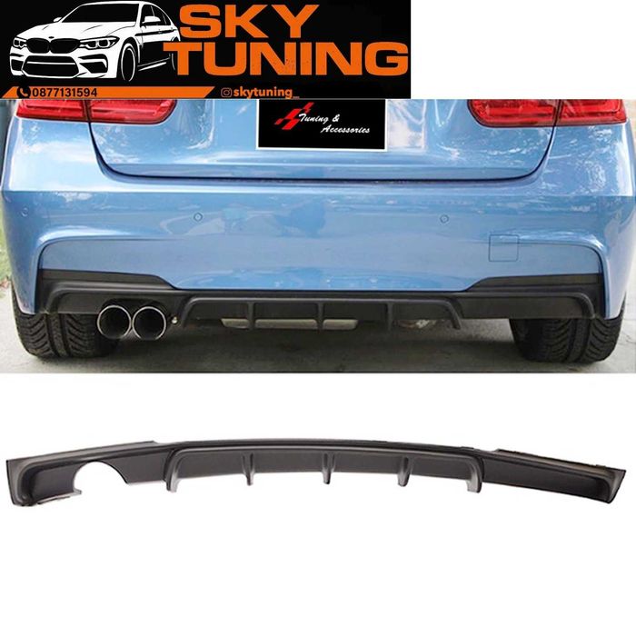 Bmw f30/31 дифузьор M performance matt black Бмв ф30/31 добавка броня