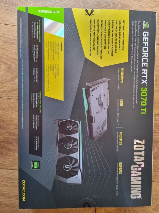 Placa video ZOTAC GeForce RTX 3070 Ti AMP Holo 8GB GDDR6X 256-bit