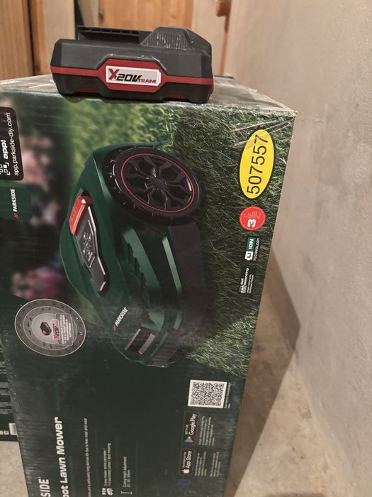 Акум.косачка робот с доп. батерия