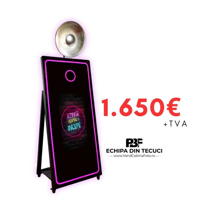 Model NOU! Cabina foto de vanzare - Photo Booth Factory TECUCI