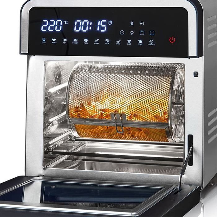 Еър Фрайър / Мини фурна 14 литра,пиле на грил,кошница за картофи