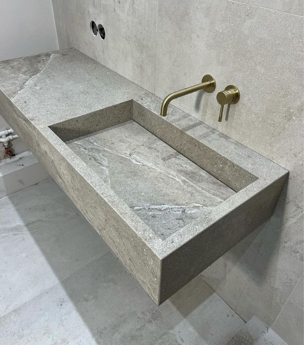 Керамогранитдан раковина.Раковины из керамогранита.