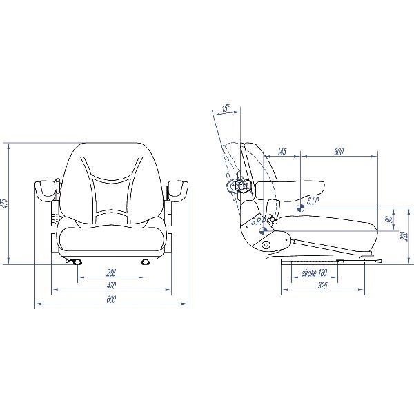 scaun pentru stivuitor