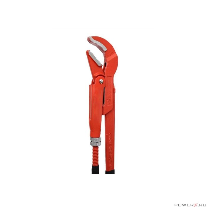 Cheie reglabila pentru tevi, suedeza, 1.5", cu falci, Silver