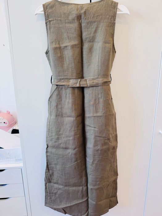 Платье сафари из льна Mango