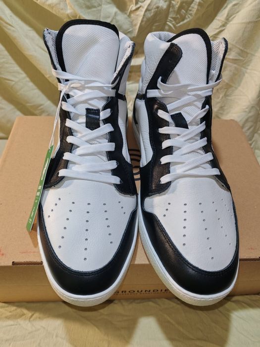 Високи мъжки кецове от естествена кожа GROUNDIES №45