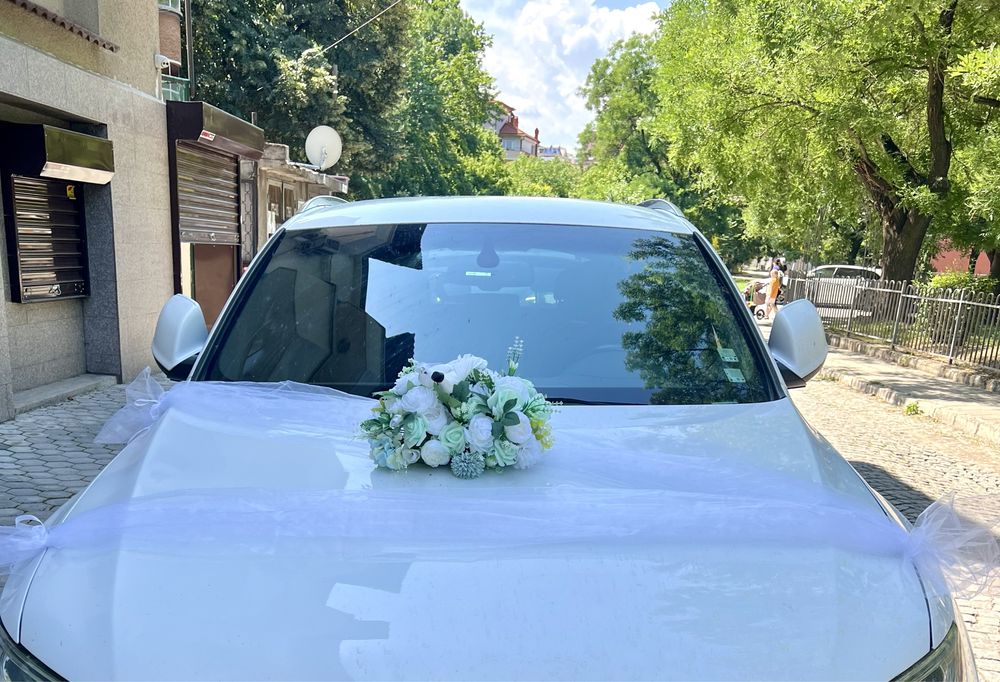 Украса за сватбена кола