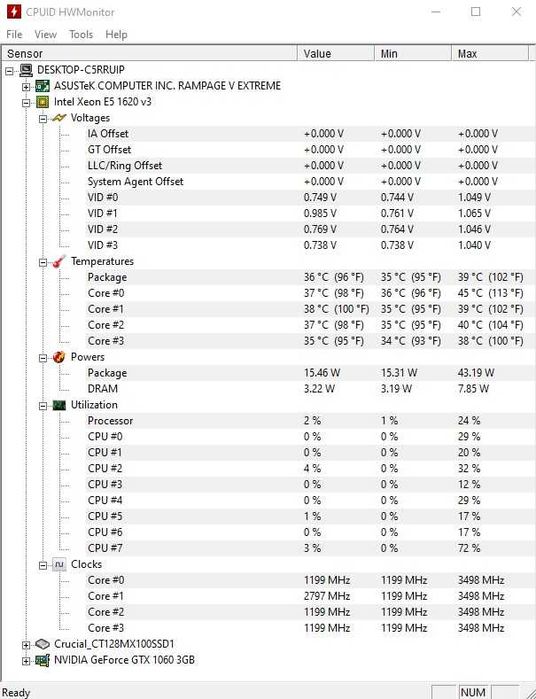 Intel Xeon E5-1620 V3 и Intel Xeon E5-1630 V3 сокет 2011-3 процесори