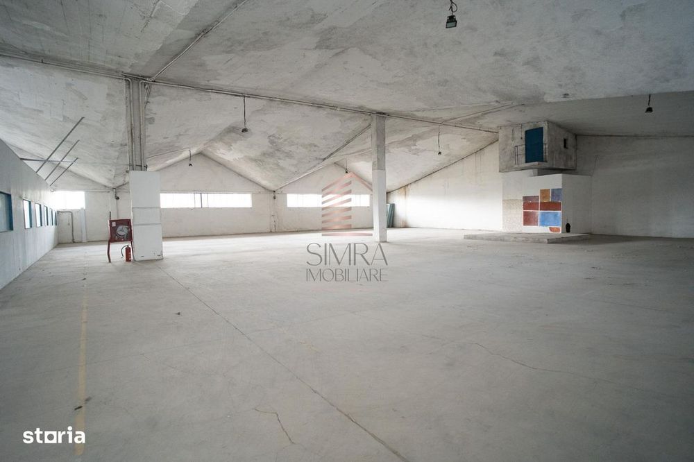 Hală mare si birouri de închiriat Oradea 2032 mp – acces log