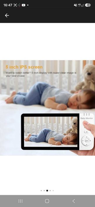 Baby monitor 5.0 Inch
