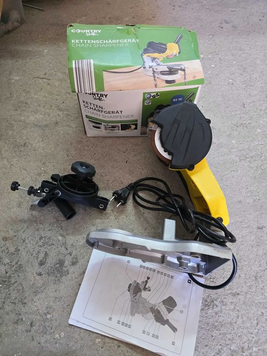 Aparat/dispozitiv electric pentru ascutit lant drujba cu led NOU