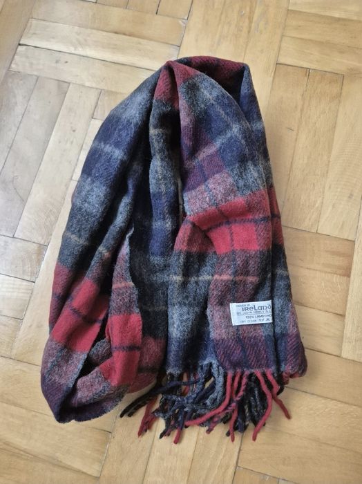 Fular Premium John Hanly, 100% Lambswool, Țesut în Irlanda