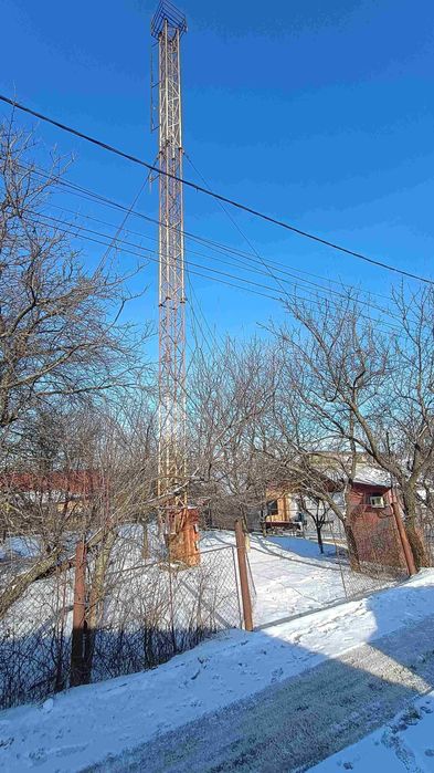Pilon antena 26m, cabina echipamente si 300m teren, Paun - Barnova