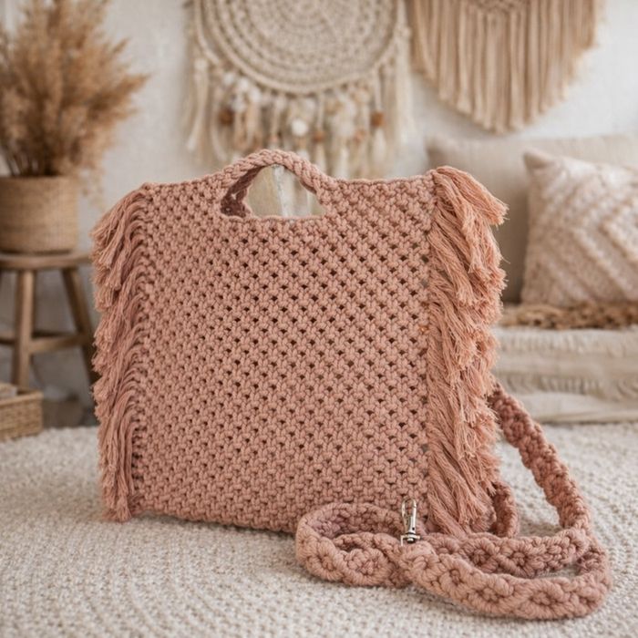 Макраме чанта/ Плетена чанта/ Ръчна изработка/ Подарък/ Бохо стил