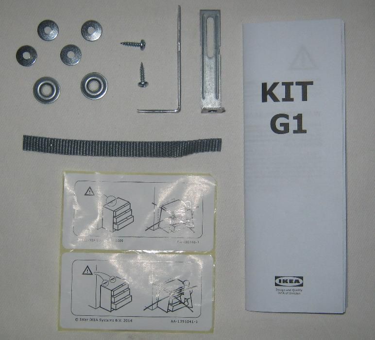 Набор Крепежей Ограничителей IKEA. Швеция
