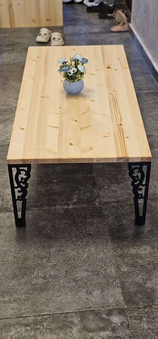 Măsuță cafea molid , confecționată manual