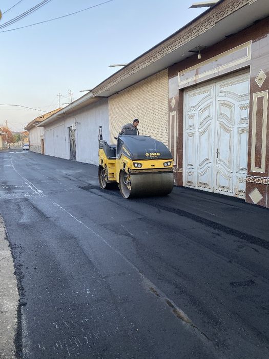 Asfalt xizmati Samarqand boʻylab