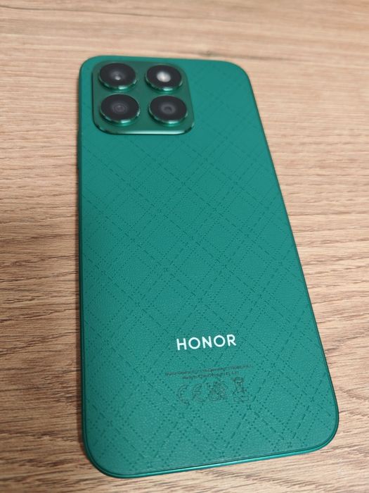Honor X8b кожен зелен гръб