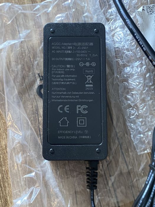Зарядно 29V 1A power supply