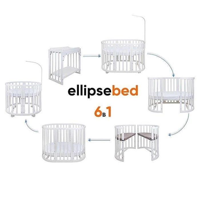 Детская кроватка ellipse