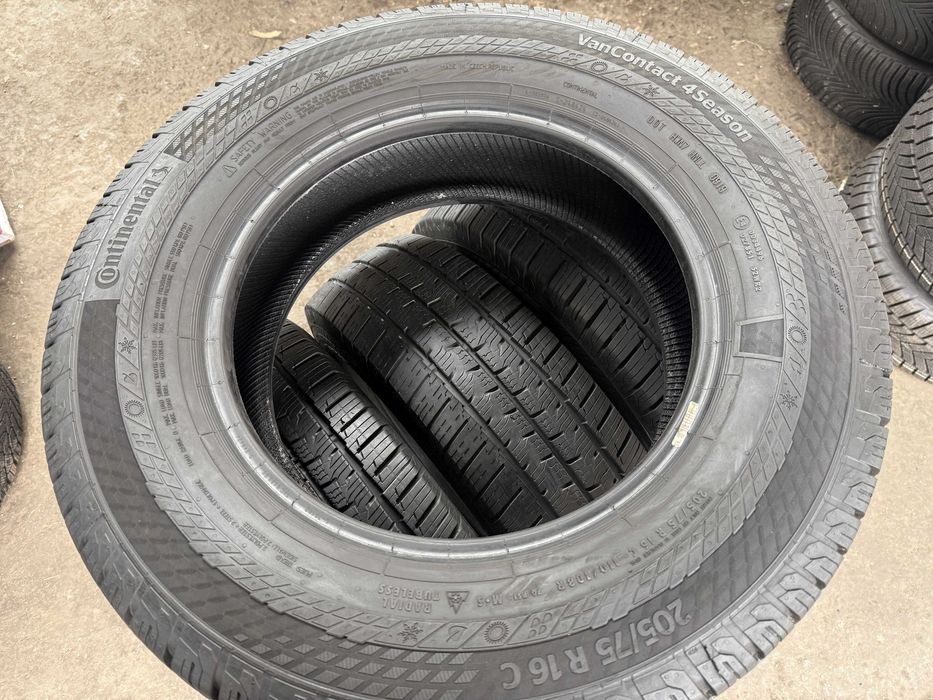 4x Anvelope All Season 205/75 r16C - Continental Van Contact 4 Season