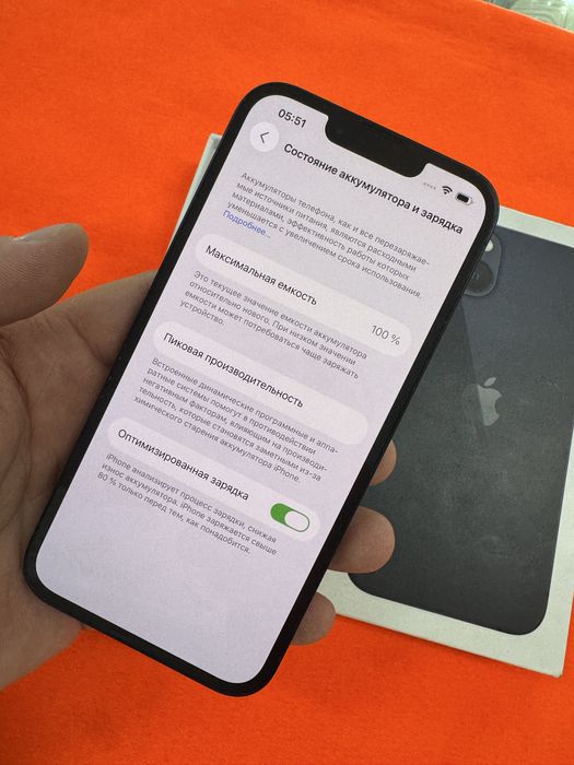 Iphone 13 128Gb емкость 100%